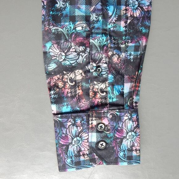 Robert Graham WAGNER Men’s Button Front Long Sleeve Shirt Multicolor Size XL NWT - Picture 13 of 14